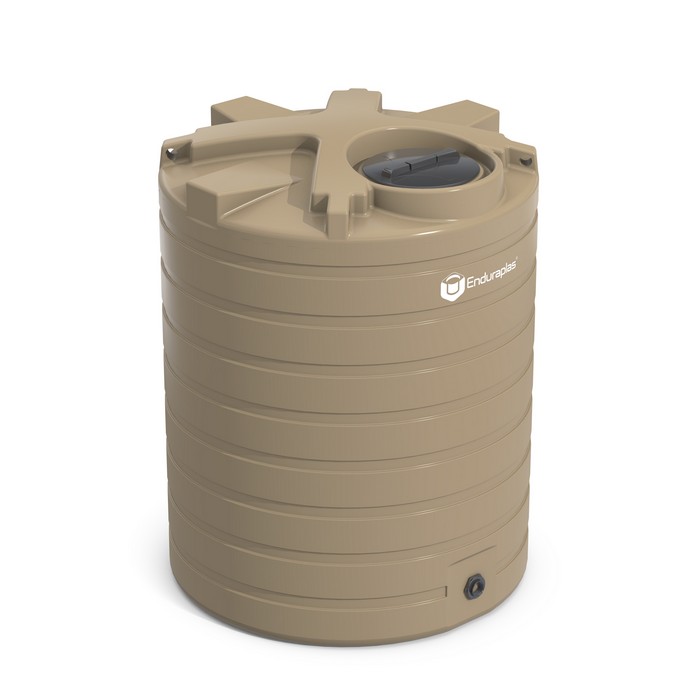870 gallon beige rain tank